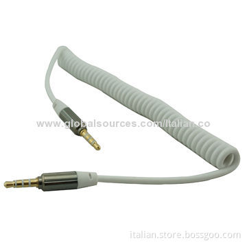 3.5mm Stereo Audio Extension Cable, Male to Female with Gold-plated, 0.4mm Thickness